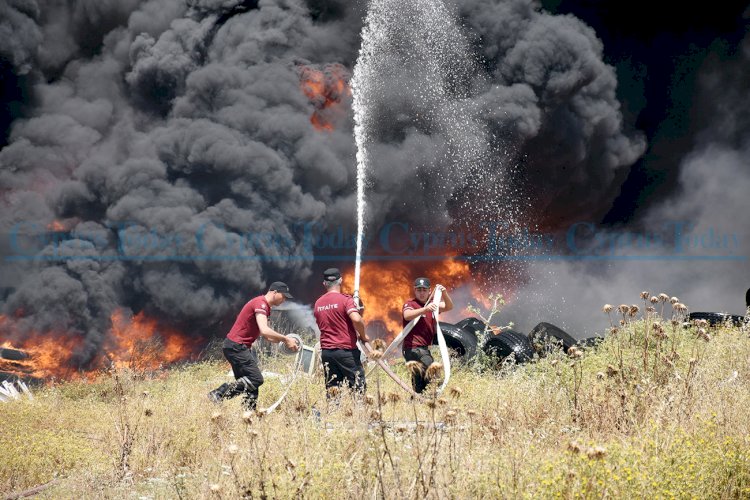 Fire and explosions shake the capital