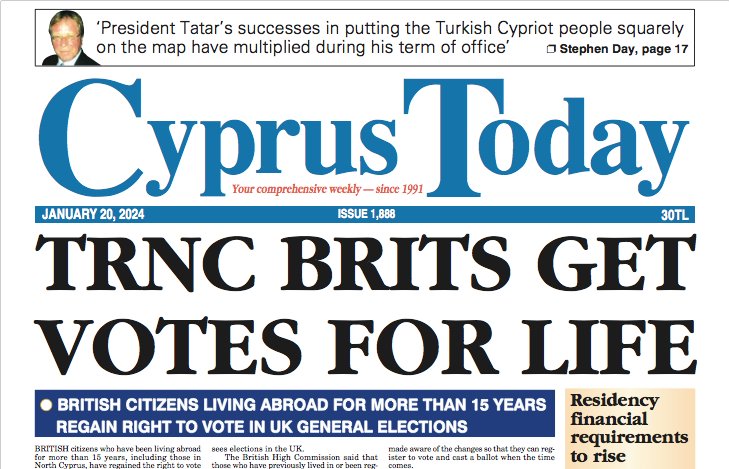 Cyprus Today January 20, 2024 PDFs - Cyprus Today Online