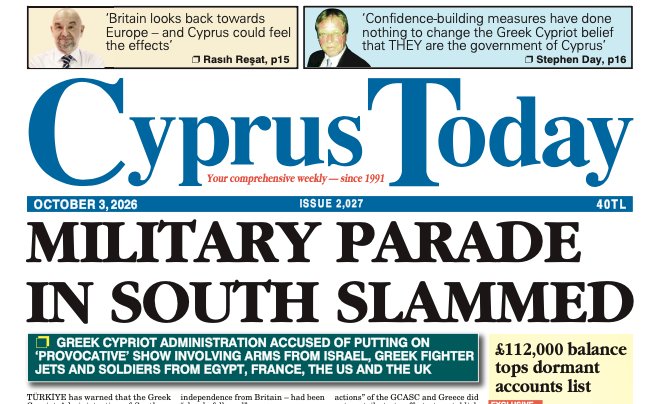 Cyprus Today October 3, 2026 PDFs