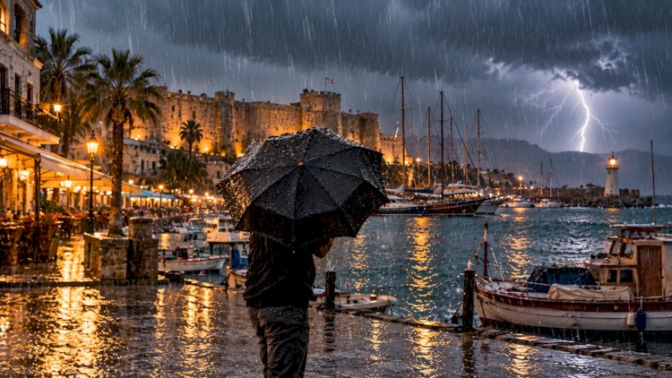 Showers and thunderstorms forecast